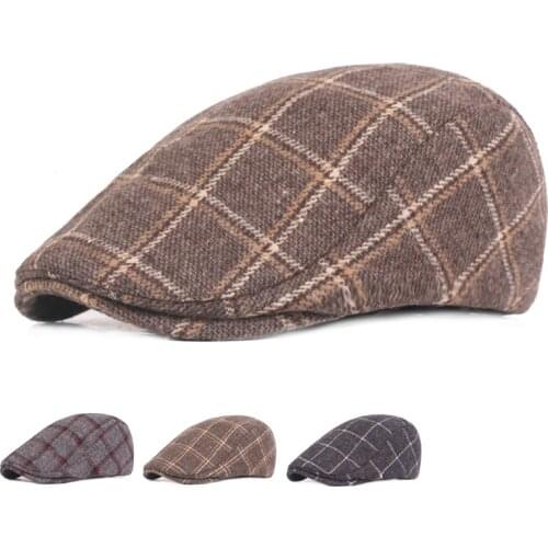 Beret Peaky Blinders Summer Sun Hats for Men Beret Male Winter Trucker Mesh Cap Adjustable Ivy Newsboy Flat Cap Berets 2021