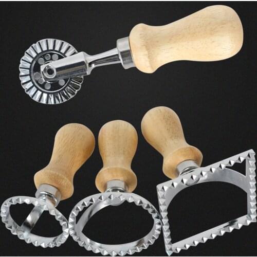 Side Flower Biscuit Mold Pasta Hand-cutting Machine Embossed Dumpling Embossing Machine With Roller Cutti Big Round Cookie Mould