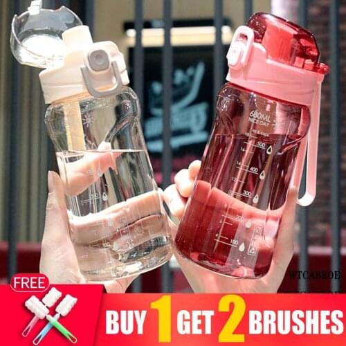 Fruit Infuser Milk Fitness Water Bottle Bottles For Transparent Sport Waterbottle Water Bottles Protein Drink Water Sport Bottle
