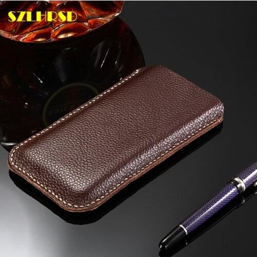 For Ulefone Armor 7 Genuine Leather phone bags Ulefone Armor 3WT Cases Flip cover slim pouch stitch sleeve Ulefone Armor 6S