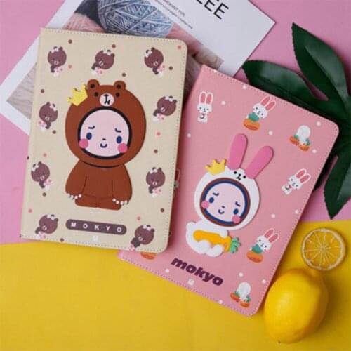 Cute Case For iPad Pro 11 2020 10.2 9.7 2017 2018 Air 1 2 3 Mini 1 2 3 4 5 10.2 2019 Cartoon Monkey Shell Full Cover Protector