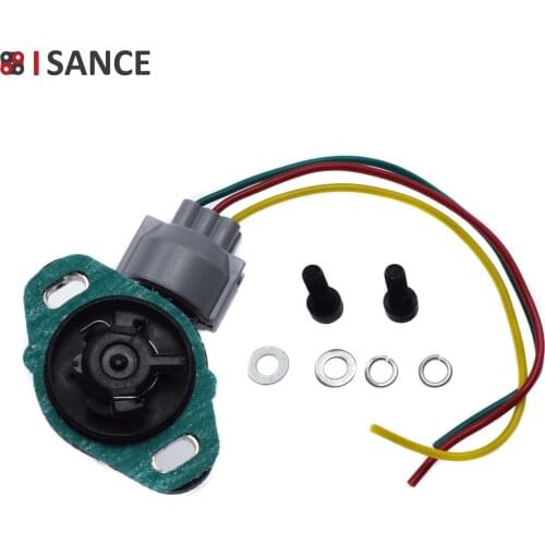 Throttle Position Sensor TPS + Connector Plug 16400-P06-A11 For Honda Accord Civic Del Sol CRX CR-V Prelude Acura Integra CL MDX