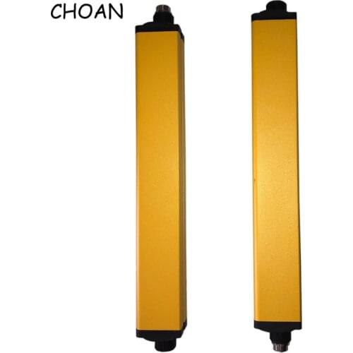 CHOAN SN4008J 40mm 8 beams punch photoelectric protector Infrared sender receiver Safety light curtain Safety grating sensor 24V
