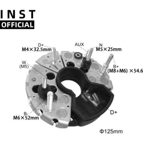 ALTERNATOR GENERATORS RECTIFIER BRIDGE FOR BHP12517