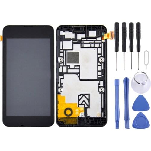 IPartsBuy LCD Screen and Digitizer Full Assembly with Frame for Nokia Lumia 530