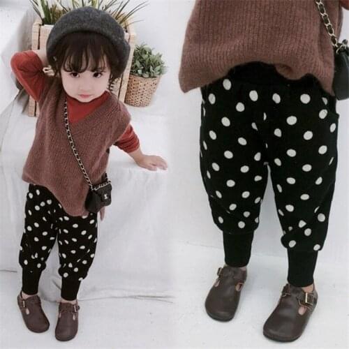 Dots Baby Spring Autumn Pants For Boys Girls Children Kids Trousers Clothing High Quality Teenagers 2021