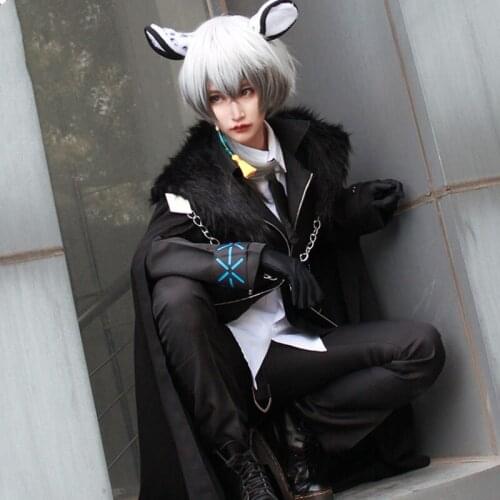 Game Arknights Cosplay Costume Cos SilverAsh Cosplay Halloween Party High Quality Costume Men/Women