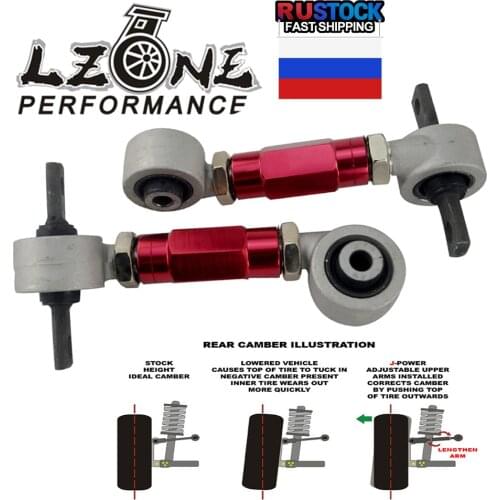 LZONE - Rear Camber KiT FOR HONDA ACURA CIVIC INTEGRA CRX REAR CAMBER ARM KIT EG EK DC2 EF JR9851