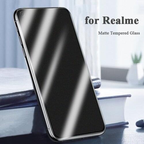 Matte Frosted Tempered Glass For Realme 5S 6 Pro 6Pro 6S 6i Global 7 4G 5G 7Pro 7i Asian 7i Global 8 4G 5G 8Pro Screen Protector