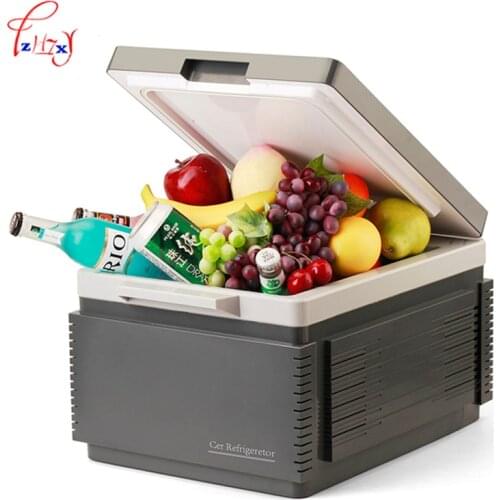 Household/outdoor Mini Multi-Function Car Refrigerator with a Gray Battery Function 12 Liters Portable Freezer for Car Bluetooth