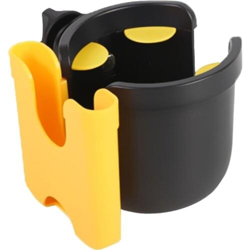 New Baby Stroller Cup Holder With Mobile Phone Case 2-in-1 Universal ABS Plastic Stroller Baby Bottle Water Cup Holder