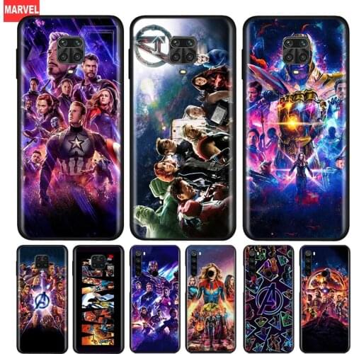 Silicone Cover Marvel The Avengers For Xiaomi Redmi Note 10 10S 9 9S Pro Max 9T 8T 8 7 6 5 Pro 5A Phone Case