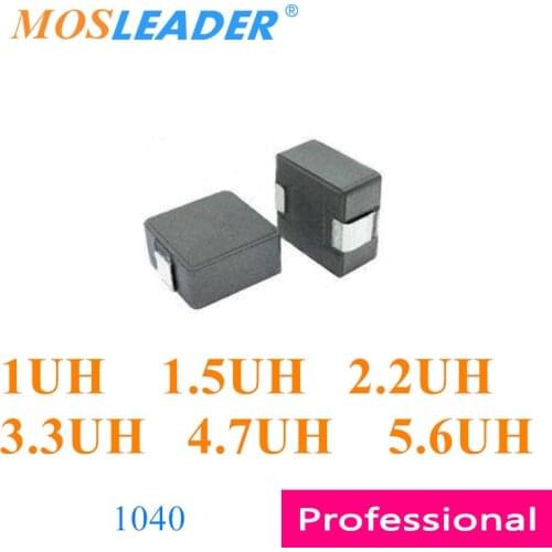 Mosleader 500pcs 1040 1UH 1.5UH 2.2UH 3.3UH 4.7UH 5.6UH 10*10*4 1R0 1R5 2R2 3R3 4R7 5R6 Molded power inductors Made in China