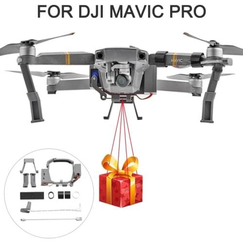 Air-Dropping Thrower System Wedding Ring Gift Emergency Remotely Delivery Rescue Fishing for DJI Mavic Pro Drone Thrower