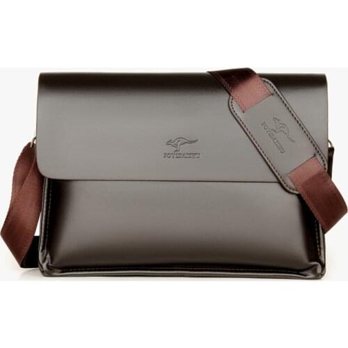 Luxury Brand Messenger Bag Men Leather Casual Man Crossbody Bags Vintage Sling Shoulder Bag High Quality Business Mens Handbag