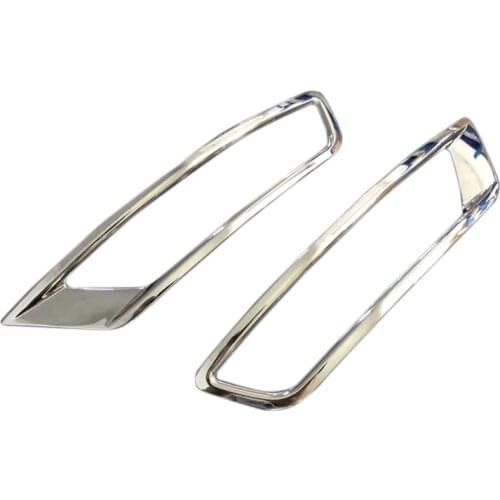 Exterior Accessories Rear Fog Light Lamp Cover Frame Trim 2pcs ABS Chrome For Mazda CX-8 CX8 2017 2018 2019 Car Styling