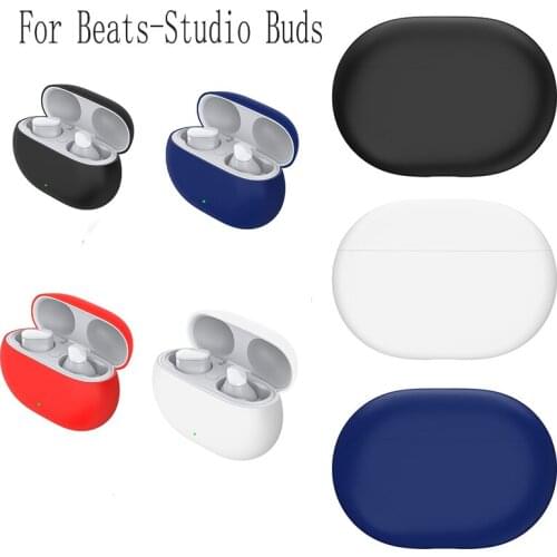High-quality Silicone Earphone Case Skin Protective Cover For Beats-Studio Buds Earphone Anti-shock Case Headphone Accessory