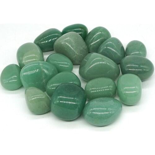 Green aventurine quartz crystal tumbled large stone reiki healing natural stone and minerals home decoration for sale 100g