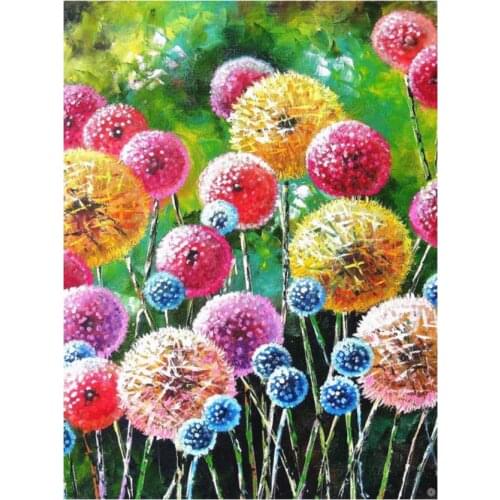 5d dandelion diamond painting full flowers rhinestone embroidery mosaic stickers decor diamond dot tapestry posters wall papers