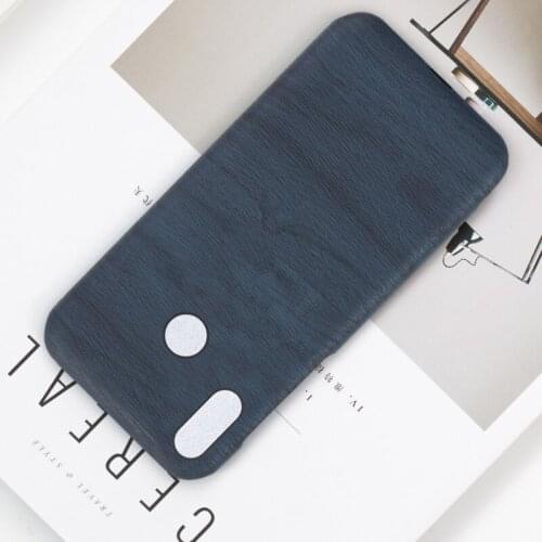 Wood grain PU Leather Phone Case For Huawei Honor 8X Soft Silicone Case For Huawei Honor View 10 Lite Protective Back Shell