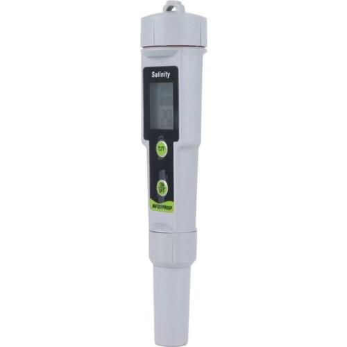 Digital Salinity Meter Wear Resistant Salinity Detector Durable for Swimming Pools Fisheries for Drinking Water Laboratories