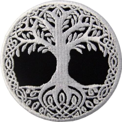 The Tree of Life Embroidery Patch Armband Badge Decorative Sewing Applique Embellishment Tactical Glow In Dark Patches