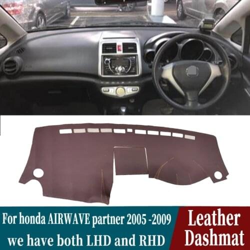 Leather Dashmat Dashboard Cover Pad Dash Mat Carpet Car-Styling accessories For honda AIRWAVE partner 2005 2006 2007 2008 2009