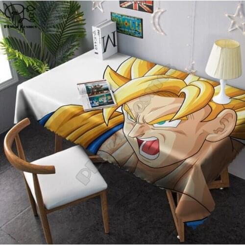 Tablecloth Cute Dragon Ball3D printed Square/Rectangular Dust-proof Table Cover For Party Home Decor TV Covers