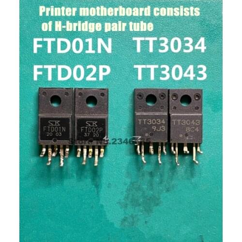 TT3034 + TT3043 FTD01N + FTD02P Printer motherboard consists of H-bridge tube
