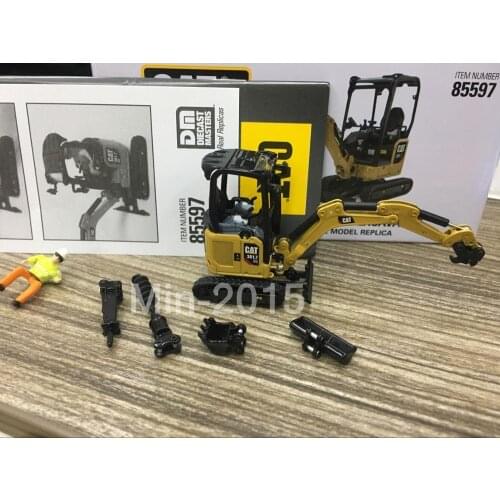 Caterpillar Cat 301.7 CR Mini Hydraulic Excavator 1:50 Scale Metal By Diecast Masters #85597