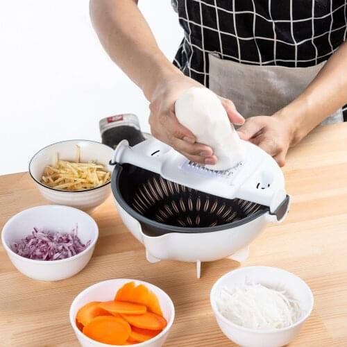 Multifunctional Vegetable Slicer Household Potato Slicer Potato Chip Round Kitchen Tools Slicer Radish Grater Cutter Small Tools