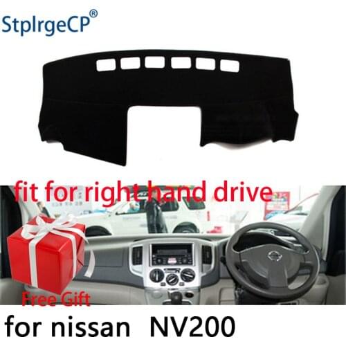 Car Dashboard Cover Mat for Nissan NV200 Vanette Evalia 2010-2016 Right Hand Drive Dashmat Pad Dash Covers Dashboard Accessories