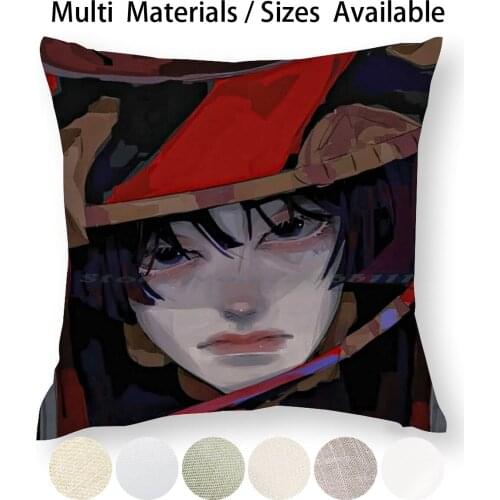 Scaramouche | Genshin Impact Pillow Case Throw Pillow Cover Cotton Linen Flax Genshin Impact Scaramouche Game Mihoyo Creative