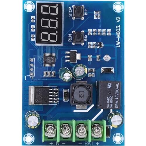 12V-24V Storage Lithium Battery Charging Control Protection Board Charger Switch Module Control IC Switch Protection Board LED