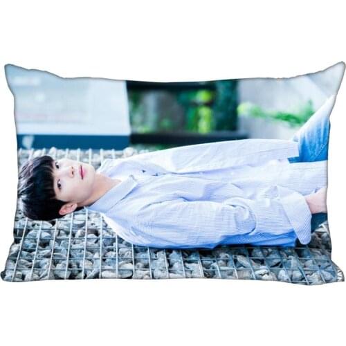 Hot KPOP NU'EST Pillowcase Decorative PillowCover Zipper Pillowcases Satin Custom your image more size