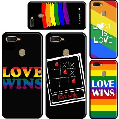 LGBT Love Wins Phone Case For OPPO A91 A15 A5 A9 A53 A31 2020 A5S A3S A1K A52 A72 F5 F7 Reno 2 Z 4 Pro