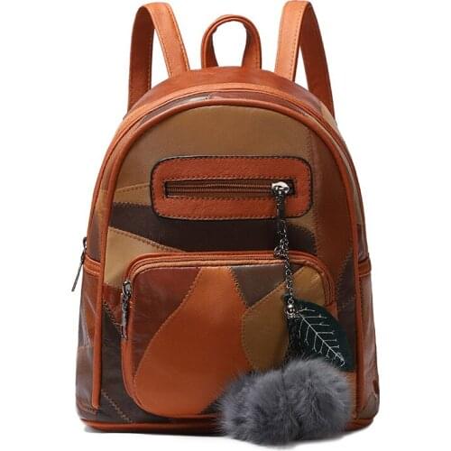 Modoker Small Cute Backpack for Women Anti-Theft Bookbag Pu Leather Durable Satchel Outdoor Casual Travel Bags Personalize Packs