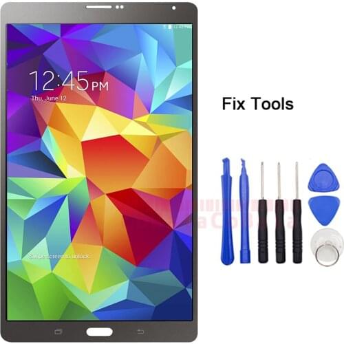 1Pcs LCD Screen Display Panel Touch Digitizer Assembly For Samsung Galaxy Tab S 8.4 T700 T705 T707 Replacement