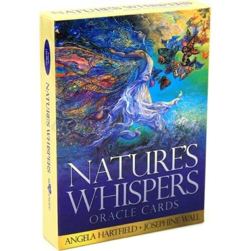Natures Whispers Oracle 50 Cards Deck English Tarot Divination Fate Family Party Board Game Drop Shipping