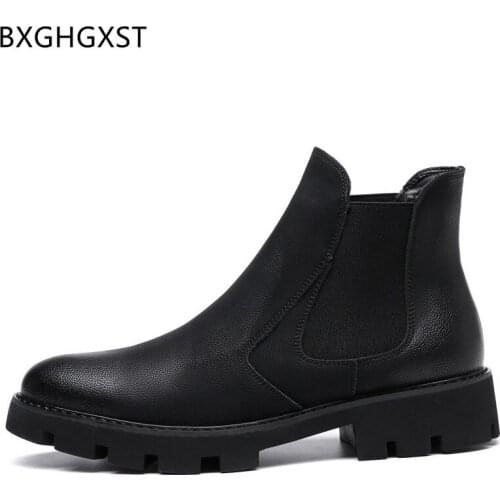 Slip on Shoes Men Chelsea Boots for Men Male Ankle Boots Loafers Men Leather Casual Shoes Luxury Designer Shoes Zapatos Hombre
