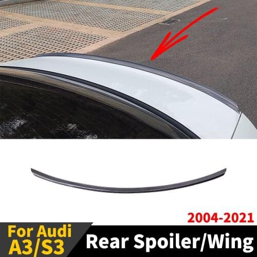 Rear Spoiler Diffuser Body Kit Lip Accessories For Audi A3 S3 8PA 8VA 8VS 8V7 2008 2009 2010 2015 2016 2017 2018 2020 2004- 2021