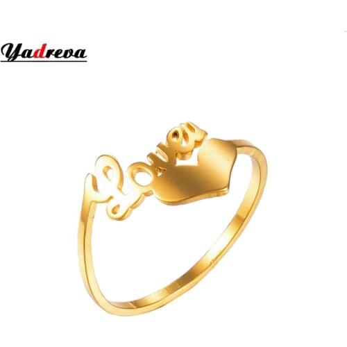 2020 Stainless Steel Ladies Ring Love Couple New Fashion Jewelry