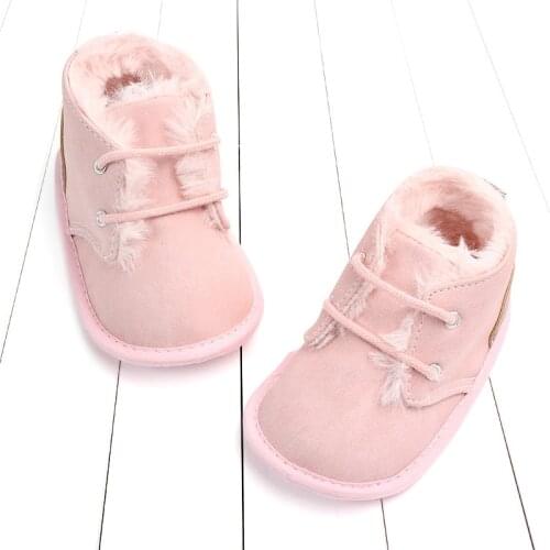 2020 Baby Girls Boys Winter Keep Warm Shoes First Walkers Sneakers Kids Crib Infant Toddler Footwear Boots Newborns Prewalkers