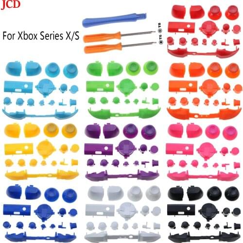 JCD 1 Set Botones de repuesto LB RB LT RT,gatillos d-pad ABXY,botón de inicio trasero For Xbox Series X/S,controlador&Tool