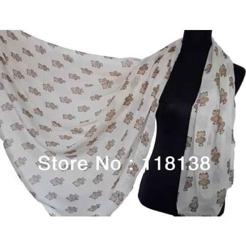 10pcs/lot Vintage Owl Animal Print Scarf Shawl Wrap for Women, Free Shipping