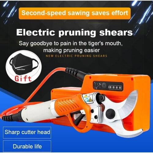 450W Electric Shears Electric Pruner 36V 4400mah Lithium Battery Electric Pruning Shear Orchard Scissors For Fruit Tree Garden