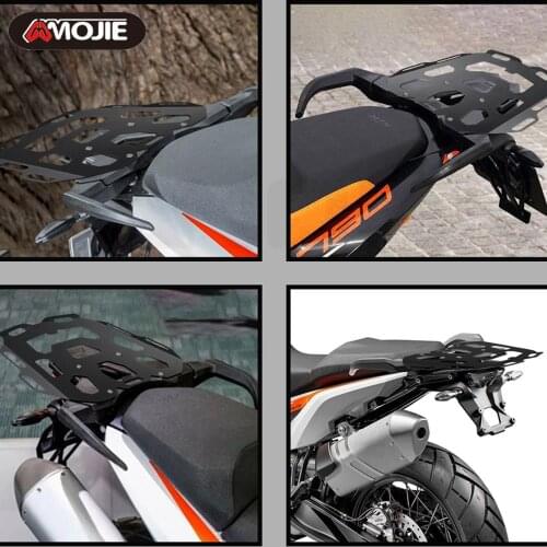 790 ADVENTURE Motorcycle Aluminum Rear Luggage Rack Extension Extend Bracket 790 890 ADVENTURE 790 ADV S R 2018 2019 2020 2021