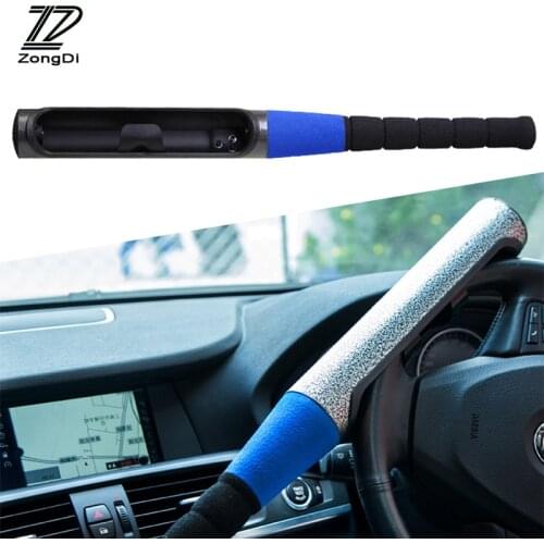 ZD Automobiles Anti-Theft Car Steering Wheel Lock For Alfa Romeo 159 156 Fiat 500 Citroen C4 C5 C3 Renault Duster Megane 2 Logan