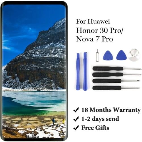 For Honor 30 Pro LCD Touch Screen Digitizer Assembly For Nova 7 Pro lcd touch screen no frame for honor30 pro nova7 pro display