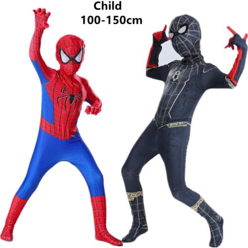 Halloween Childrens Avengers Hero Spiderman Deadpool Venom Panther Cosplay Costume, Boy and Girl Party Holiday Cosplay Costume